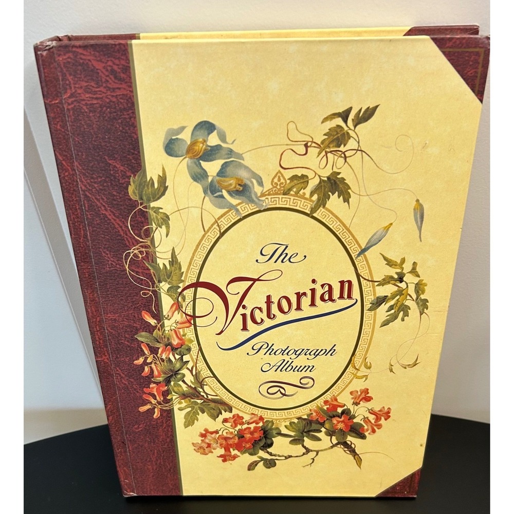 The Victorian Photograph Album Vintage Style Floral Hardcover Photo Book Cream